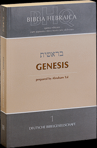 BIBLIA HEBRAICA QUINTA (BHQ) / 1. GENESIS