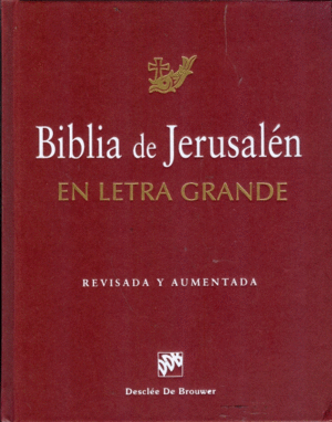 BIBLIA DE JERUSALN EN LETRA GRANDE. TAPA DURA