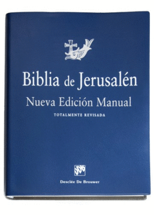 BIBLIA DE JERUSALN. MODELO MANUAL TAPA FLEXIBLE PLSTICO CON UERO